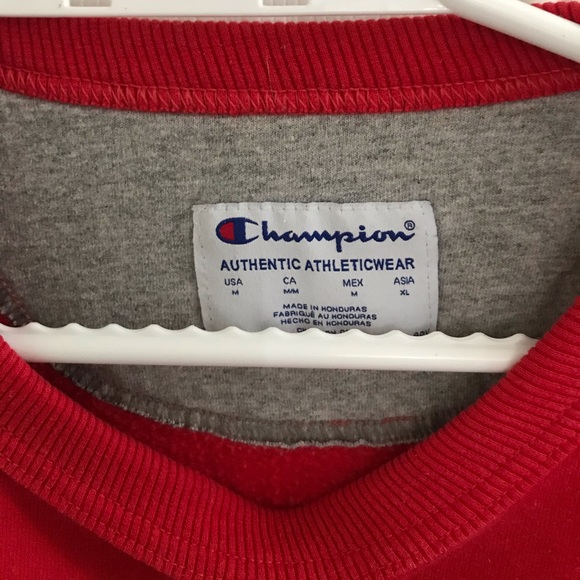 Red Champion Crew Neck - Picture 2 of 2
